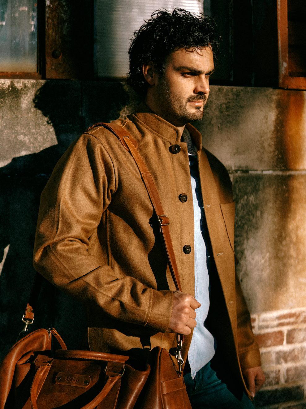 Tambo Wool Jacket in Desert