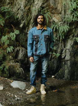 Very long deals denim jacket