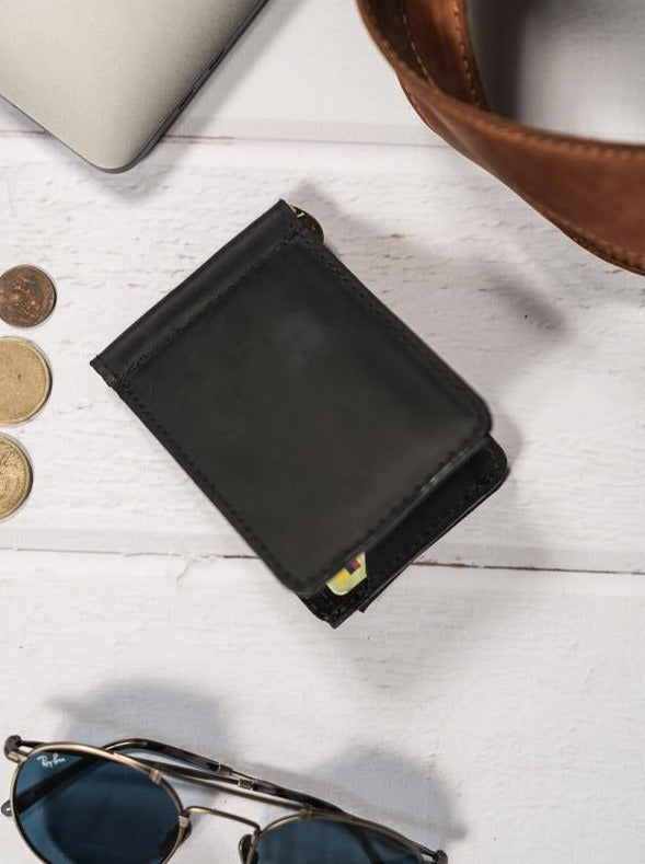 Nanu Clip Wallet in Black
