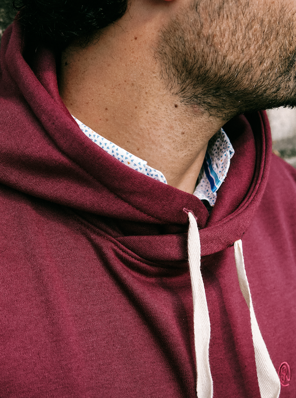 Ñaño Hoodie in Wine