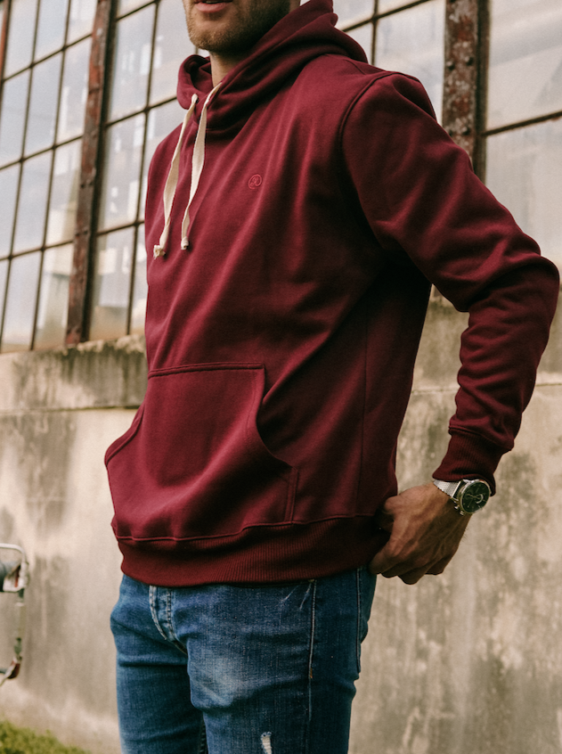 Ñaño Hoodie in Wine