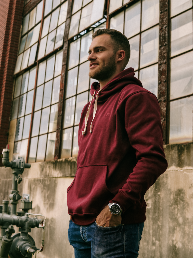 Ñaño Hoodie in Wine