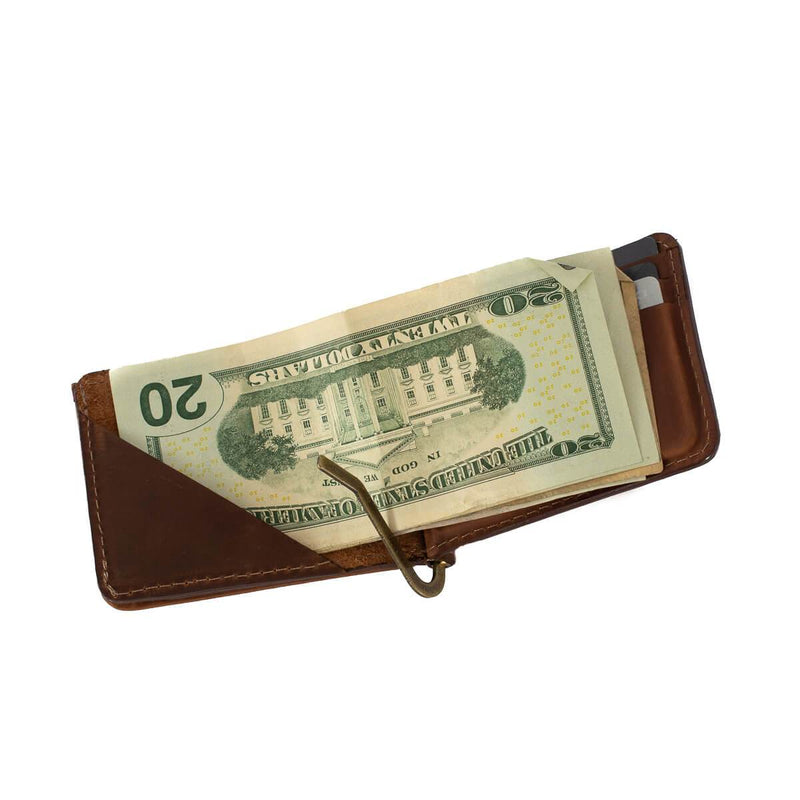 Nanu Clip Wallet in Chocolate