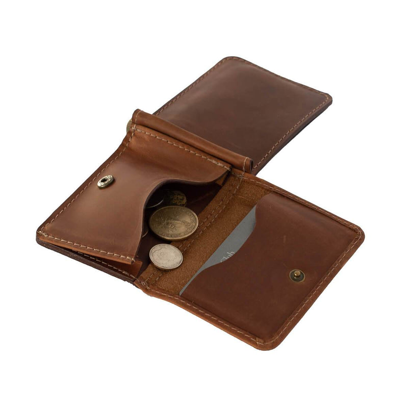 Nanu Clip Wallet in Chocolate