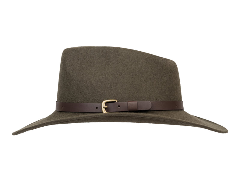 Melbourne Hat in Moss